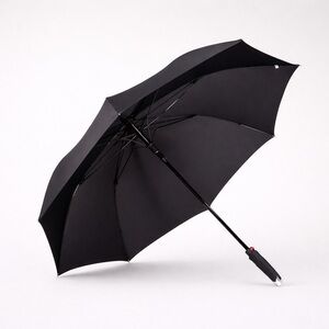 LifeTek New Yorker FX1 Automatic Open Umbrella – Black – 54” Arc – UPF 50+ | NWT